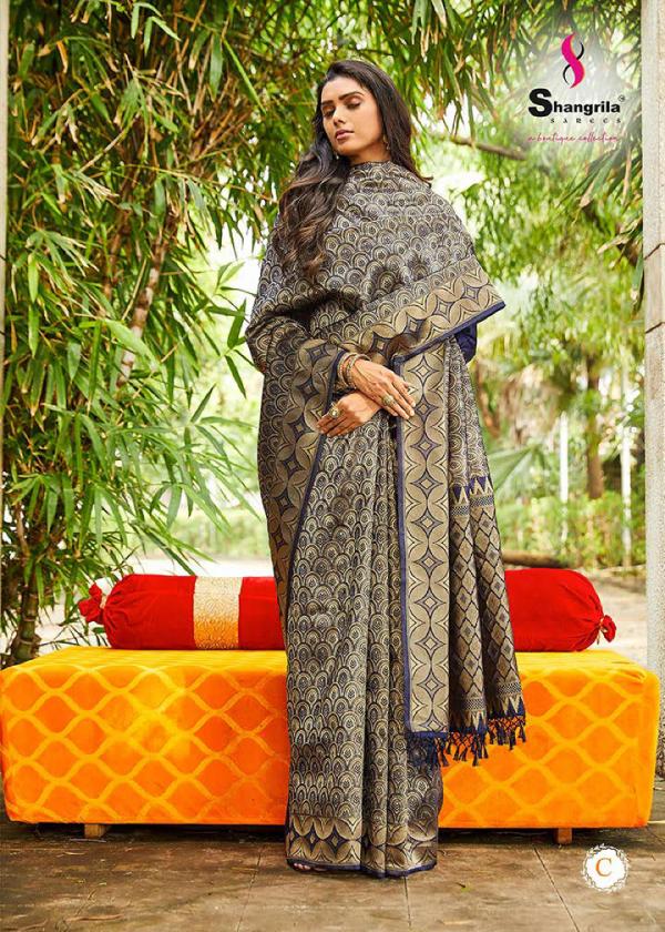 Shangrila Kumran Silk Fancy Zari Weaving Festive Wear Saree 